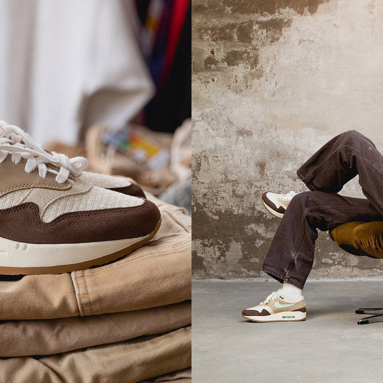 NIKE AIR MAX 1 * CREPE HEMP*  - ASPHALTGOLD ZU BESUCH BEI DOUBLE DOUBLE VINTAGE