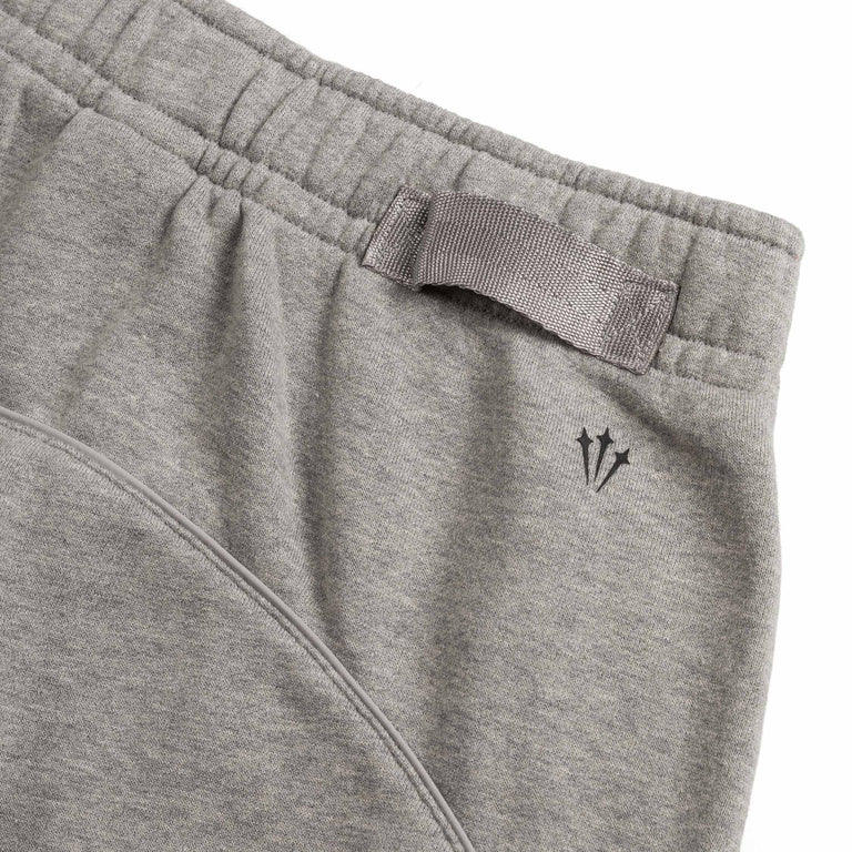 Nike x Nocta CS Open Hem Fleece Pant - XS / Dark Grey Heather / Matte Silver / Black - 4