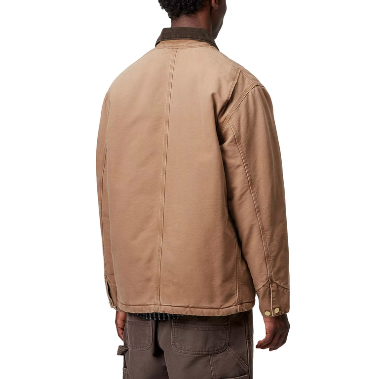 Carhartt WIP OG Chore Coat - XXL / Hamilton Brown / Tobacco Stone Canvas - 4