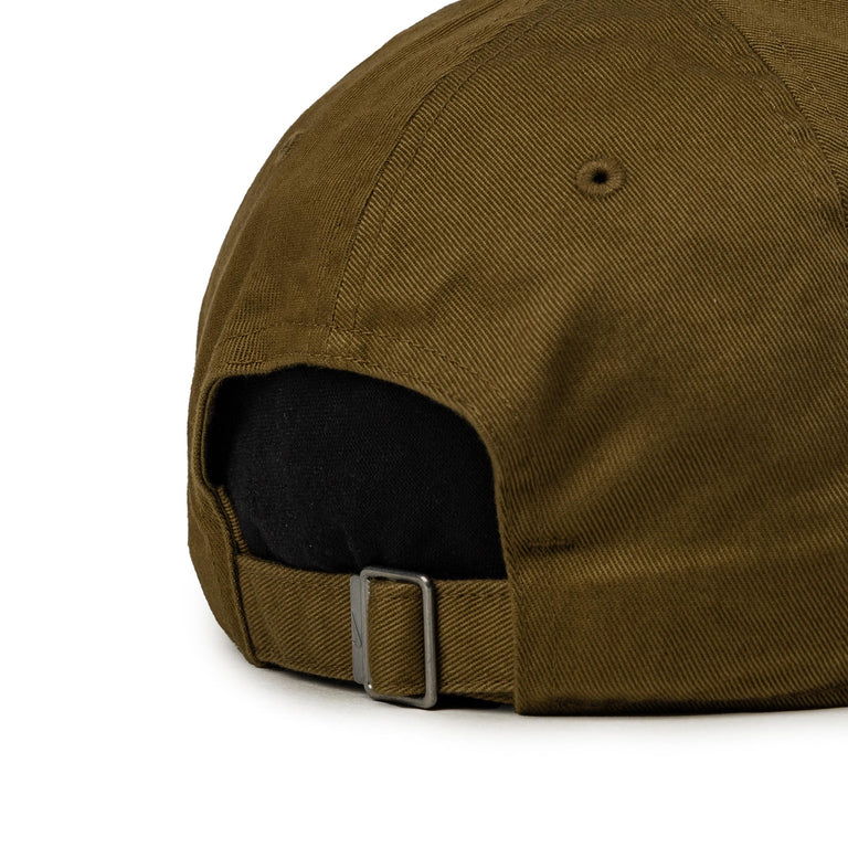 Nike	Club Washed Cap - M/L / Mosswood Brown / White - 3