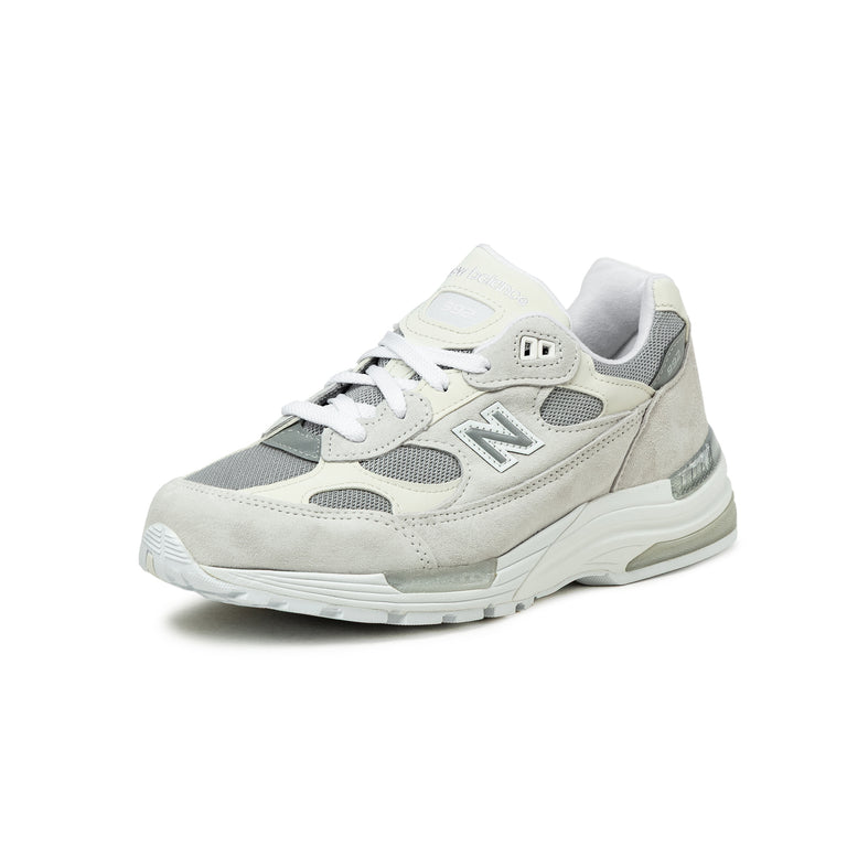 New Balance 992 *Made in USA* - 45.5 / White / Reflective / Silver Metallic - 2