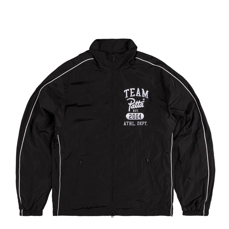 Patta Athletic Nylon Track Jacket - M / Black - 1