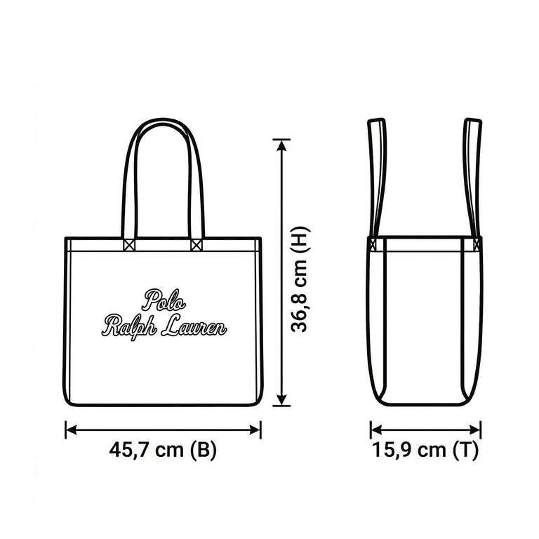 Polo Ralph Lauren Embroidered Canvas Tote Bag - 3