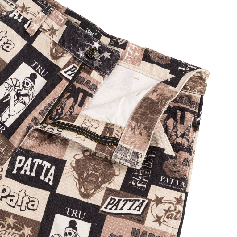 Patta Collage Canvas Pants - 32 / Multi - 2