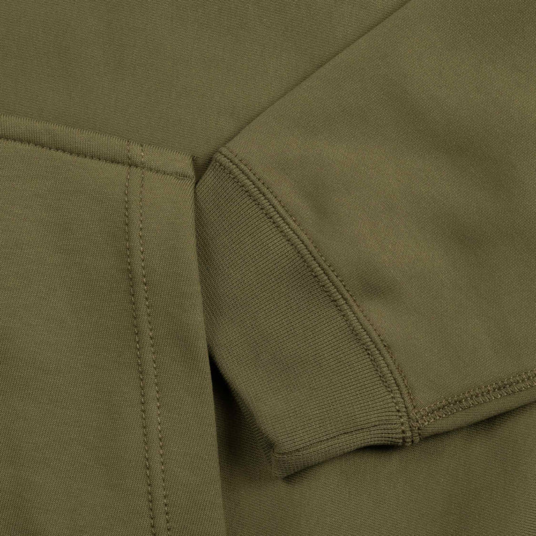 Nike	Solo Swoosh Full-Zip Fleece Hoodie - L / Medium Olive / Medium Olive / White - 2