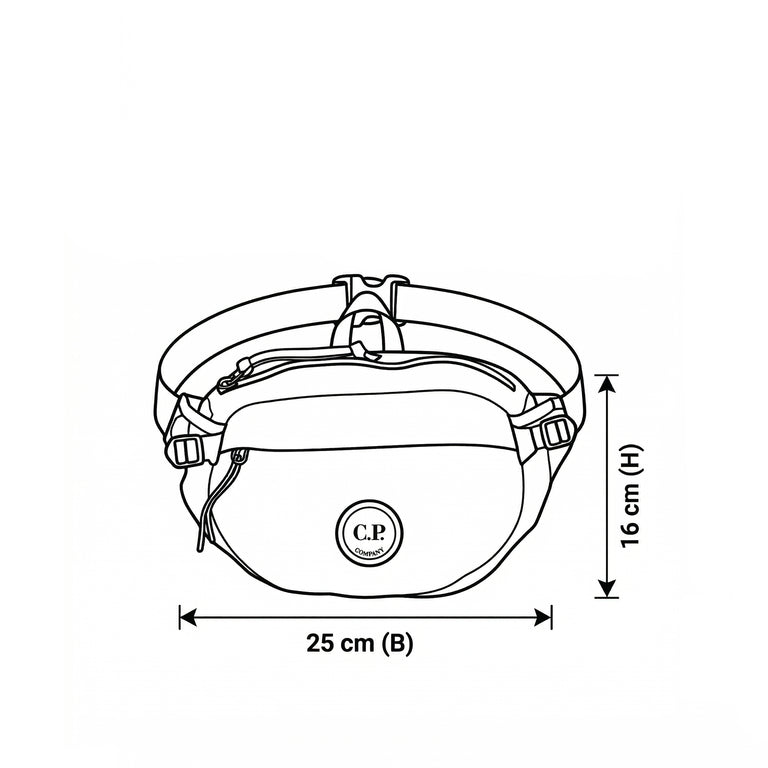 C.P. Company	Nylon B Waistbag - UNI / Dove - 6