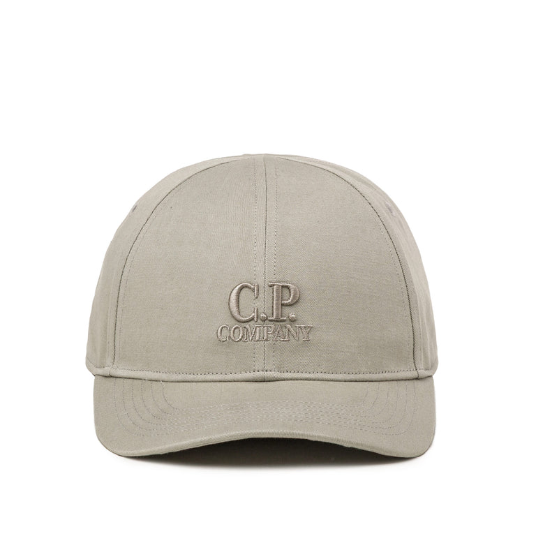C.P. Company	Gabardine Logo Cap - 1