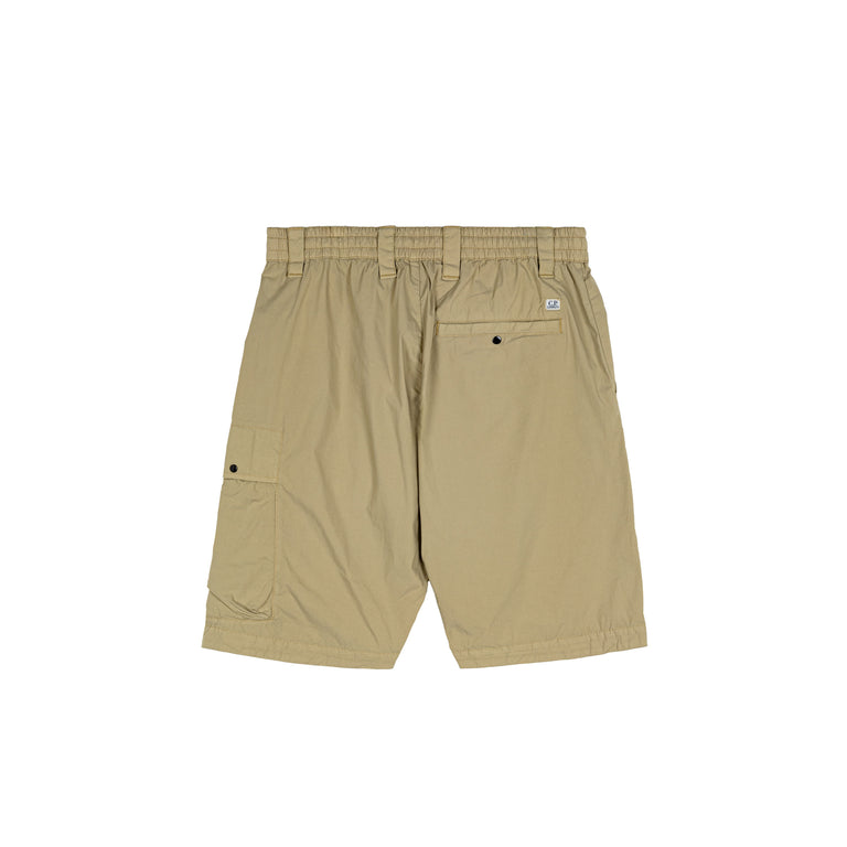 C.P. Company 50 Fili Stretch Cargo Shorts - 52 / Moss Gray - 2