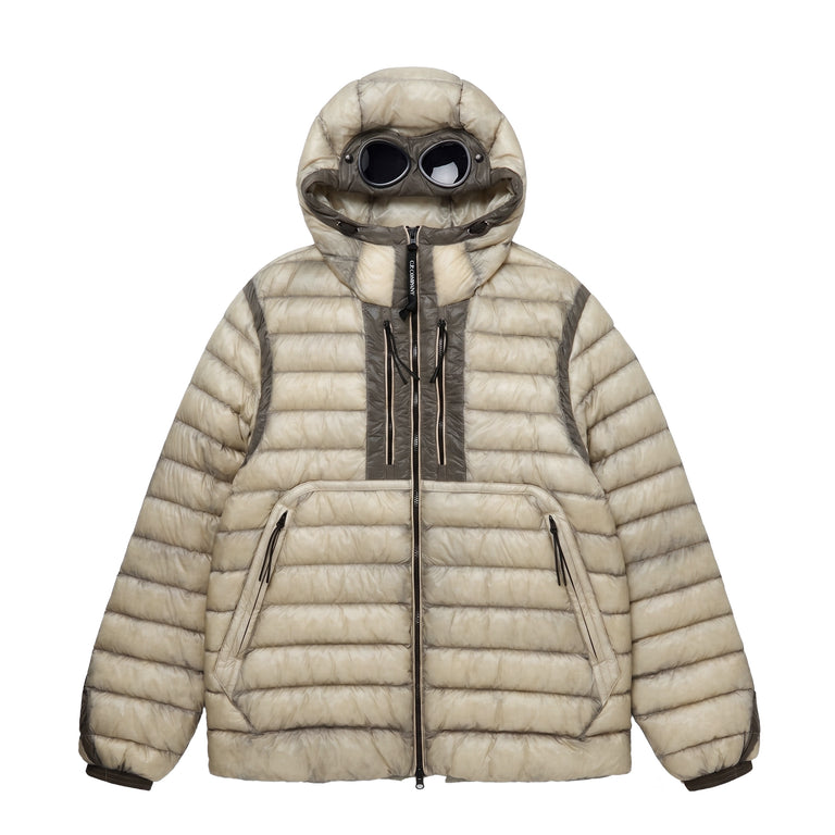 C.P. Company D.D. Shell Goggle Chest Pocket Jacket - XXL / Silver Birch - 1