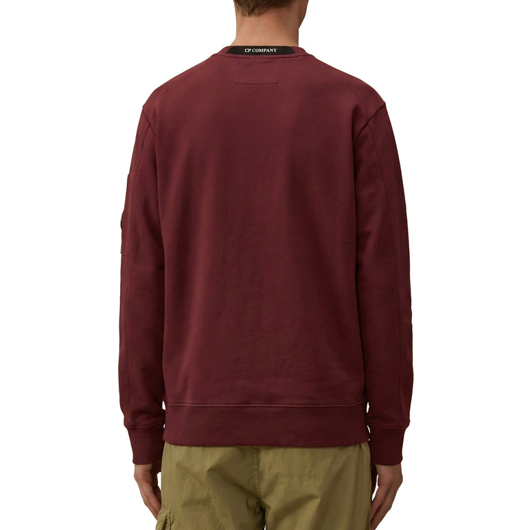 C.P. Company Diagonal Raised Fleece Crew Neck Lens Sweatshirt - L / Andorra - 3