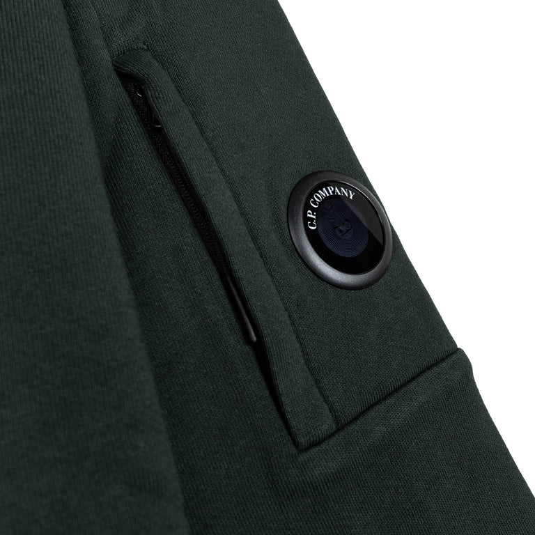 C.P. Company Diagonal Raised Fleece Crew Neck Lens Sweatshirt - L / Ponderosa Pine - 3