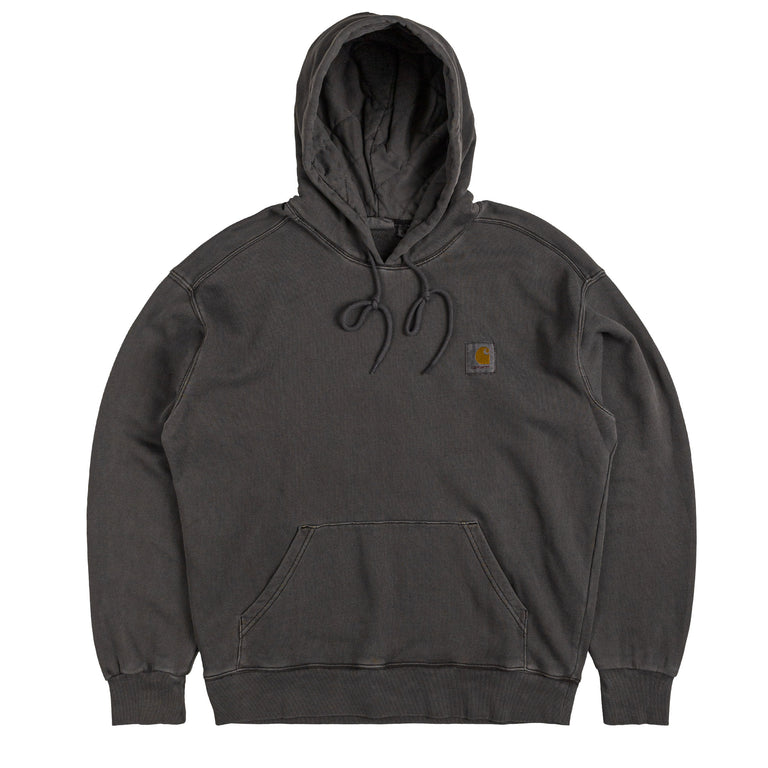 Carhartt WIP Nelson Hooded Sweat - S / Black-Garment Dyed
