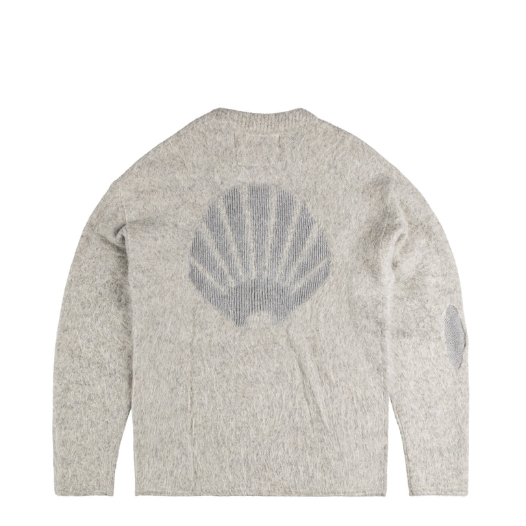 New Amsterdam Surf Association Alpaca Blend Crewneck - L/XL / Grey - 2