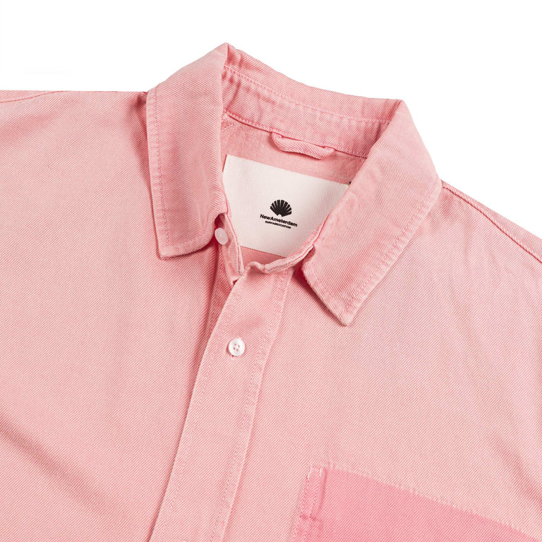 New Amsterdam Surf Association Denim Shirt - L / Rosebloom - 2