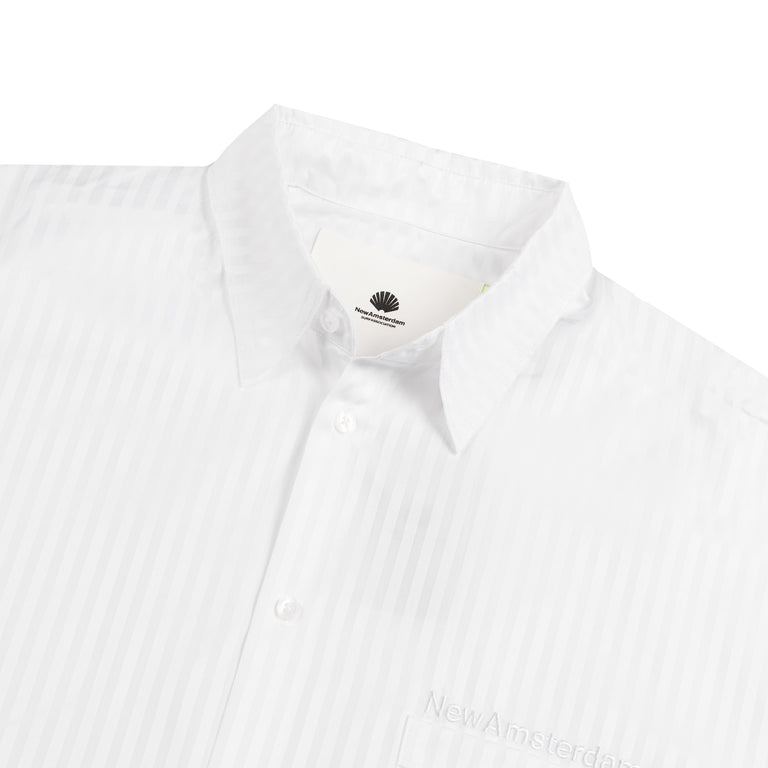 New Amsterdam Surf Association Raw Edge Fluid Shirt - XL / White - 2
