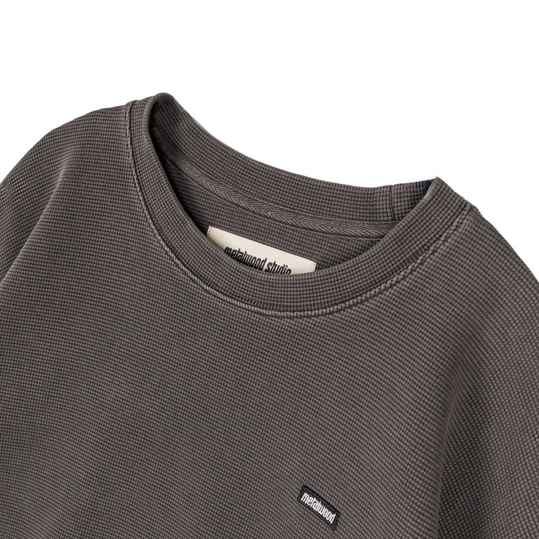 Metalwood Mini Metal Logo Thermal Shirt - S / Tar - 2