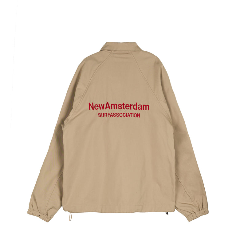 New Amsterdam Surf Association Coach Jacket - S / Sand
