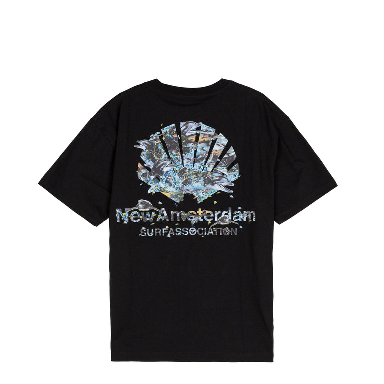 New Amsterdam Surf Association Dolphin Tee - S / Black
