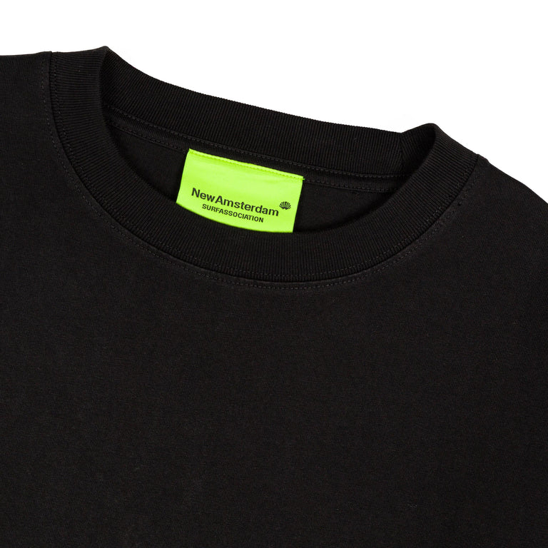 New Amsterdam Surf Association Dolphin Tee - S / Black - 3