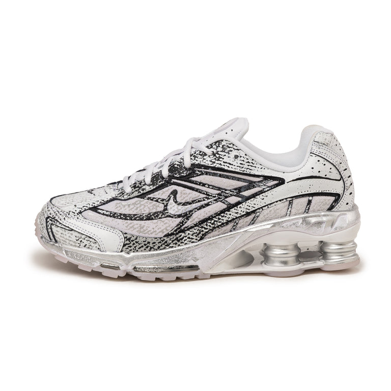 Nike Shox Ride 2 - 44.5 / White / Metallic Platinum / Black / Flat Gold - 1