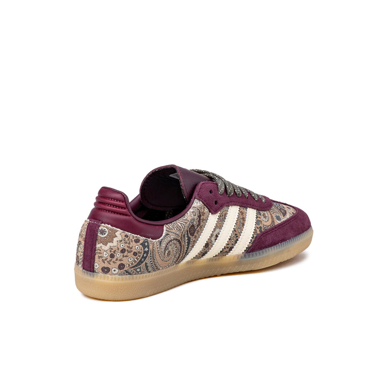 Adidas x Liberty London Samba OG W - 35 1/3 / Maroon / Warm Vanilla / Olive Strata - 4