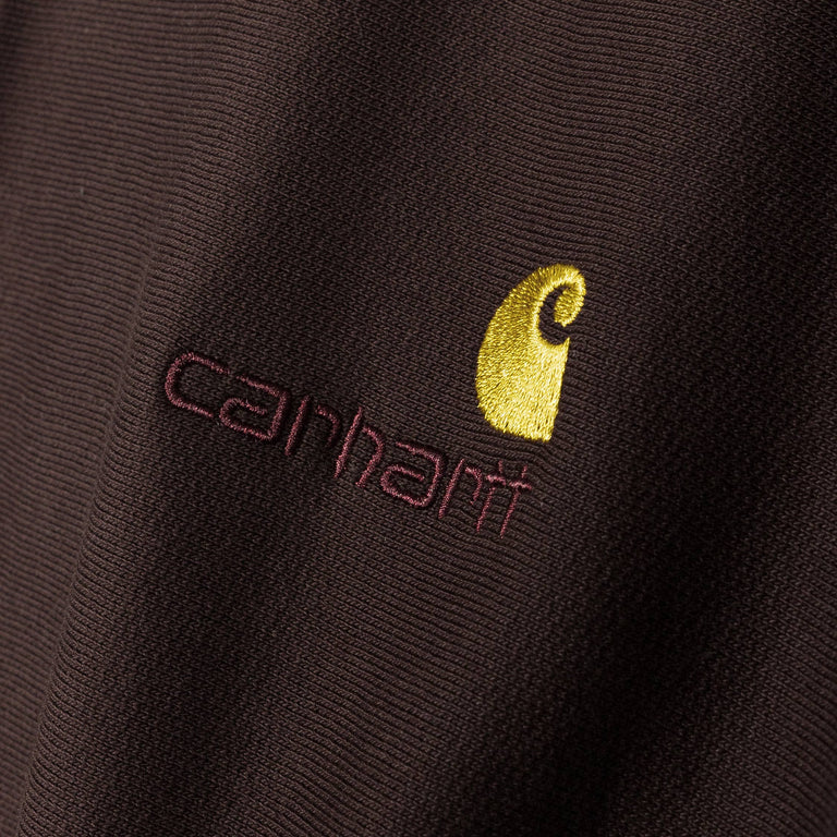Carhartt WIP Hooded American Script Sweat - L / Palisander - 5