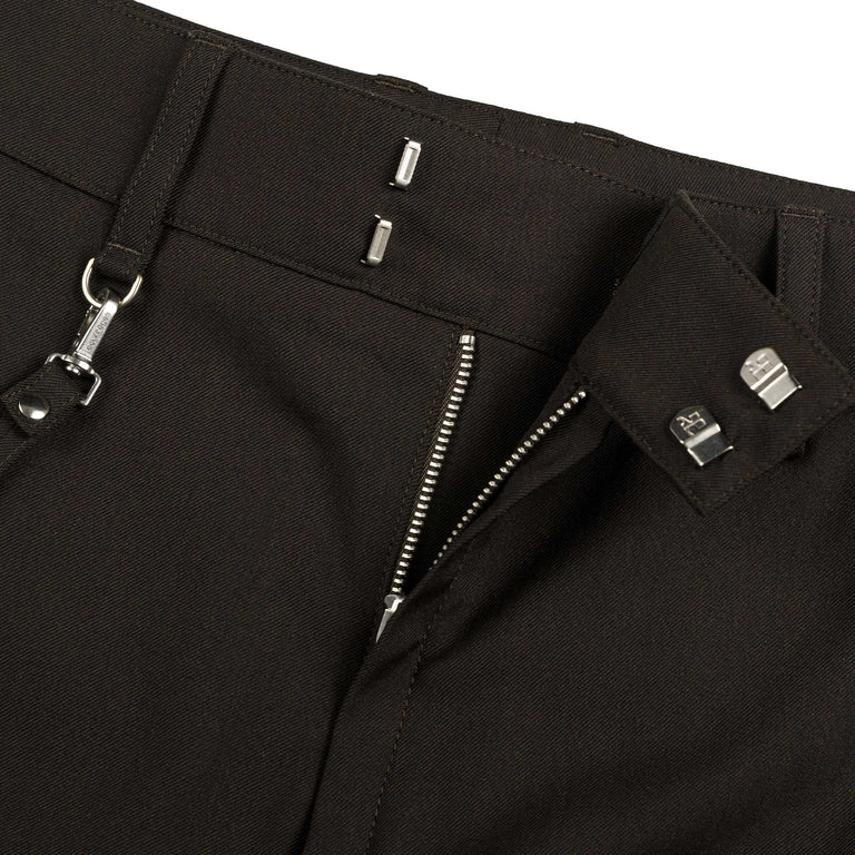 Courreges Light Twill Bootcut Pants - 50 / Chocolate - 6