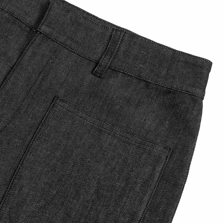 Courreges 2-Pocket Denim Pants - 36 / Black - 4