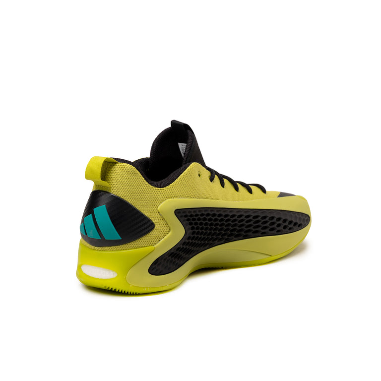 Adidas Anthony Edwards 1 Low - 48 / Preloved Lime / Core Black / Pure Teal - 3