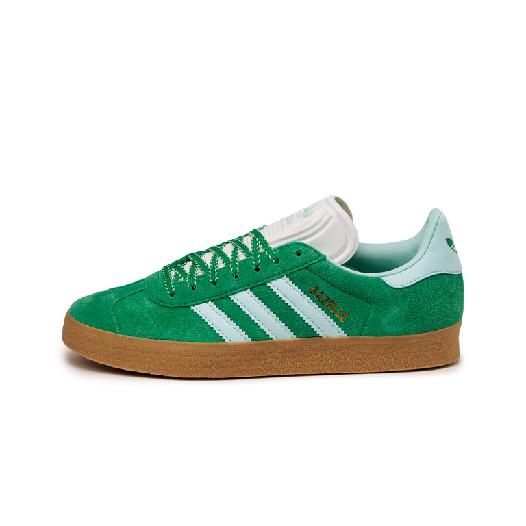 Adidas Gazelle W - 38 / Green / Semi Flash Aqua / Gold Metallic
