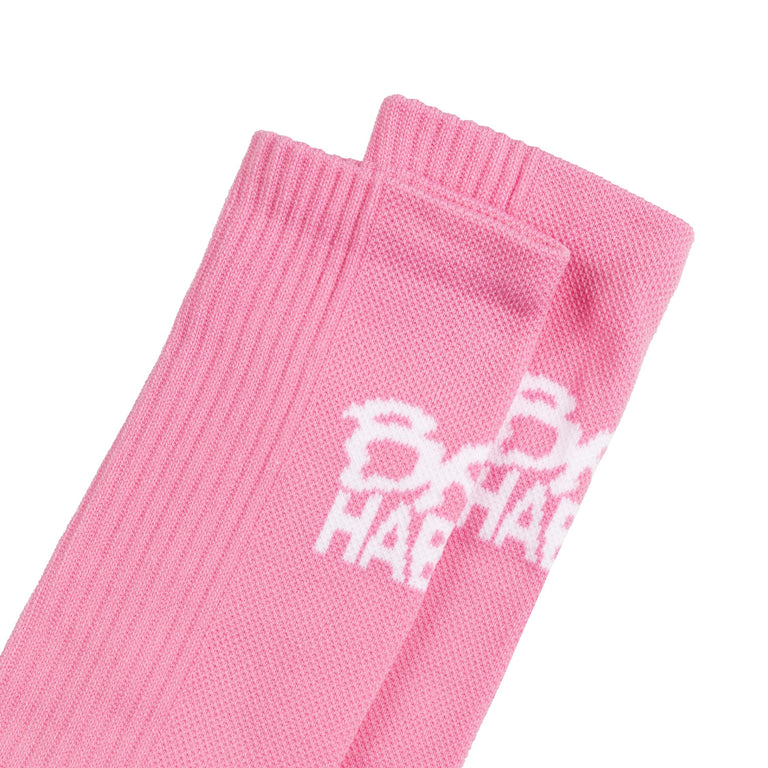 Bad Habits Running Socks - L / Pink - 4