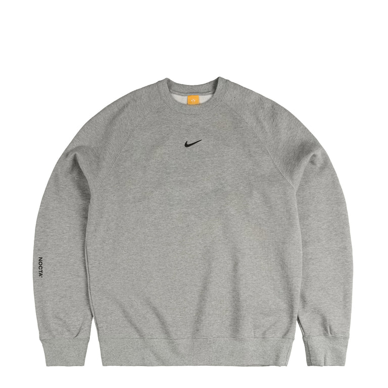 Nike	x Nocta Fleece CS Crew - XXL / Dark Grey Heather / Black
