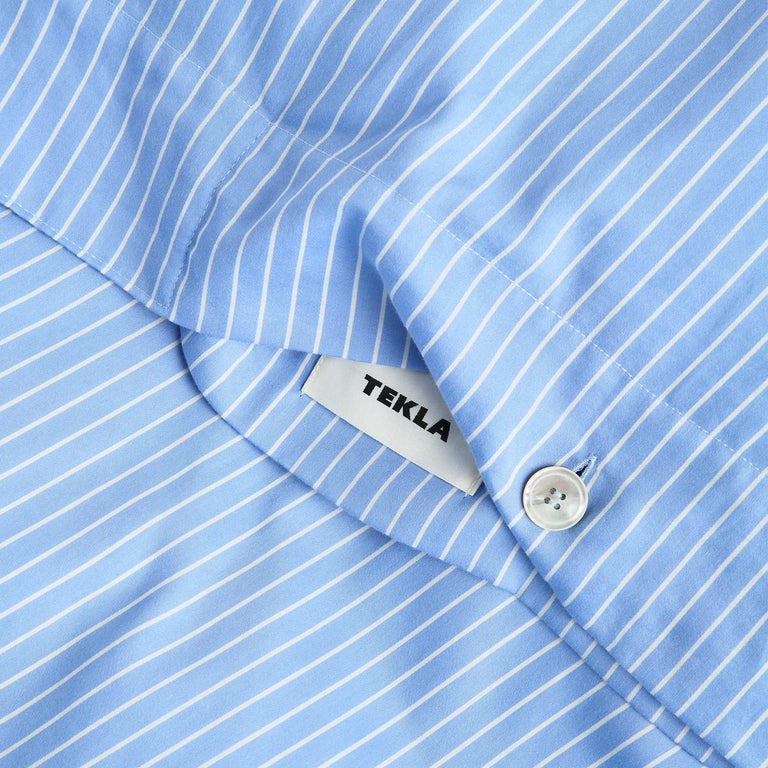 Tekla Sateen Duvet Cover - 140 x 200cm / Polo Stripes - 2