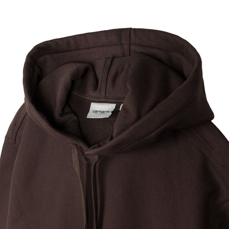 Carhartt WIP Hooded American Script Sweat - L / Palisander - 2