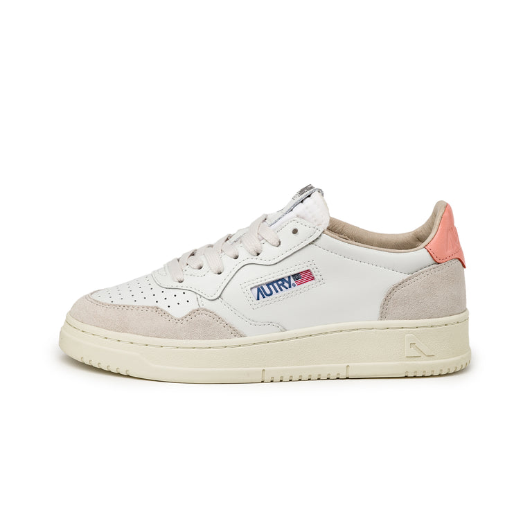 Autry Medalist W *Leather / Suede* - 37 / White / Peach Pink - 1