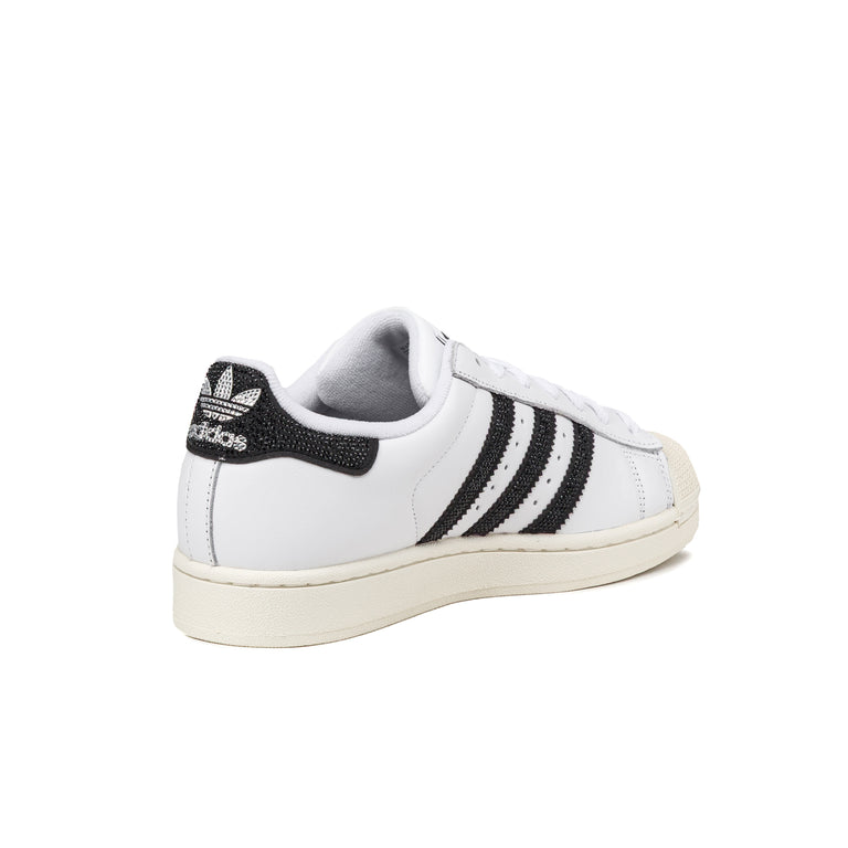 Adidas Superstar II W *Rhinestone* - 39 1/3 / Footwear White / Core Black / Off White - 7