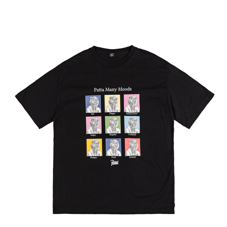 Patta Many Moods T-Shirt - S / Black - 1