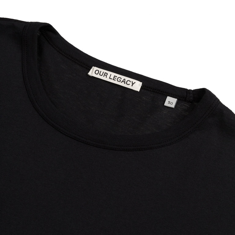 Our Legacy New Box T-Shirt - 52 / Black Clean Jersey - 3