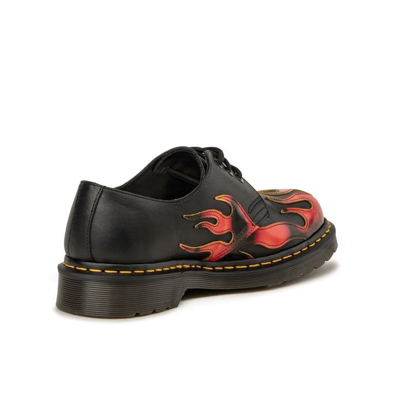 Dr. Martens 1461 *Flame* - 39 / Black / Vibrant Red / DMS Yellow - 3