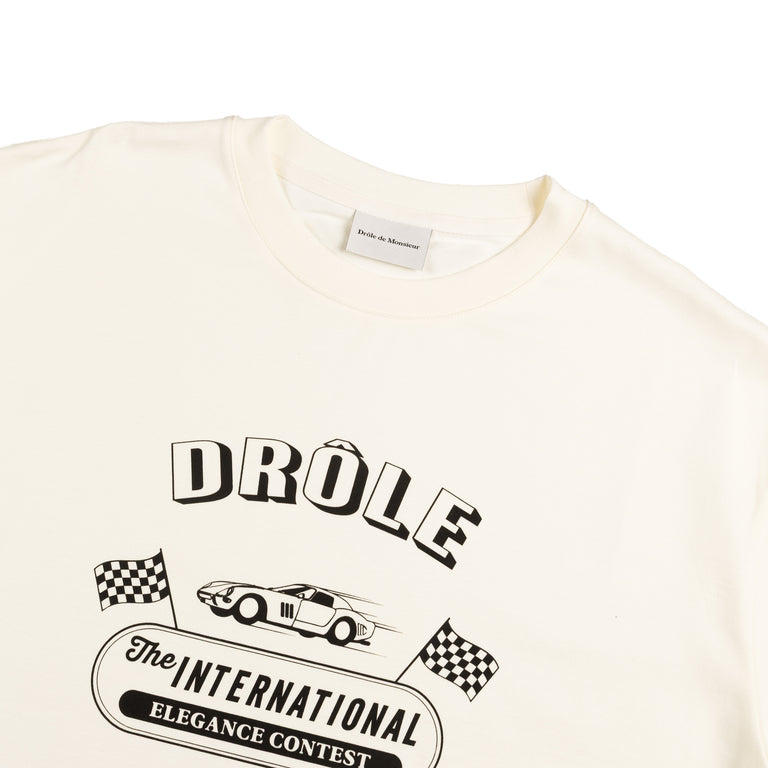 Drole de Monsieur Le T-Shirt Race On Ice - XL / Off White - 2
