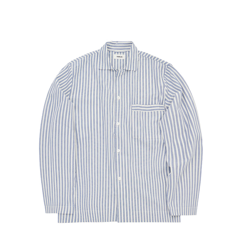 Tekla Pyjamas Shirt - S / Skagen Stripes
