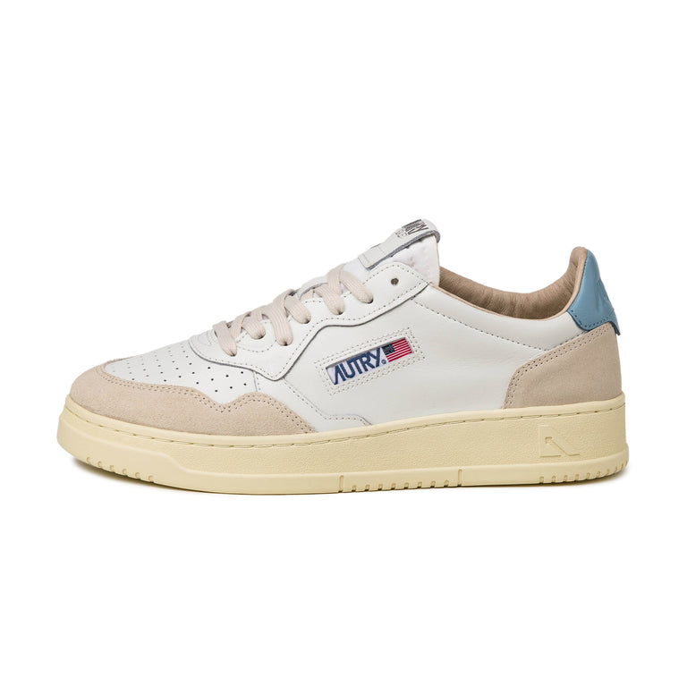 Autry Medalist *Leather / Suede* - 40 / White / Forget Me Not

