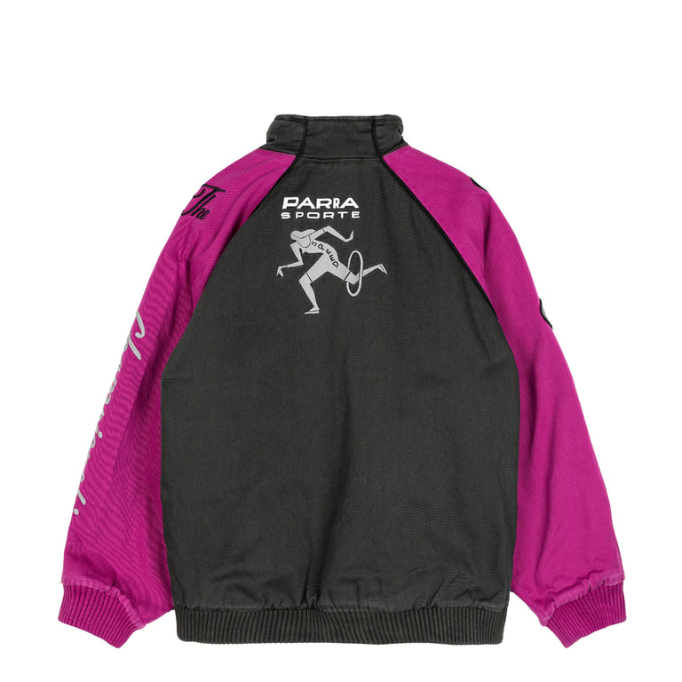 By Parra Owl Meets Rat Racing Jacket - L / Purple Pink - 2