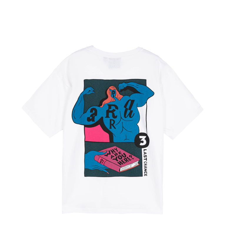 By Parra Why Are You Here T-Shirt - S / White
