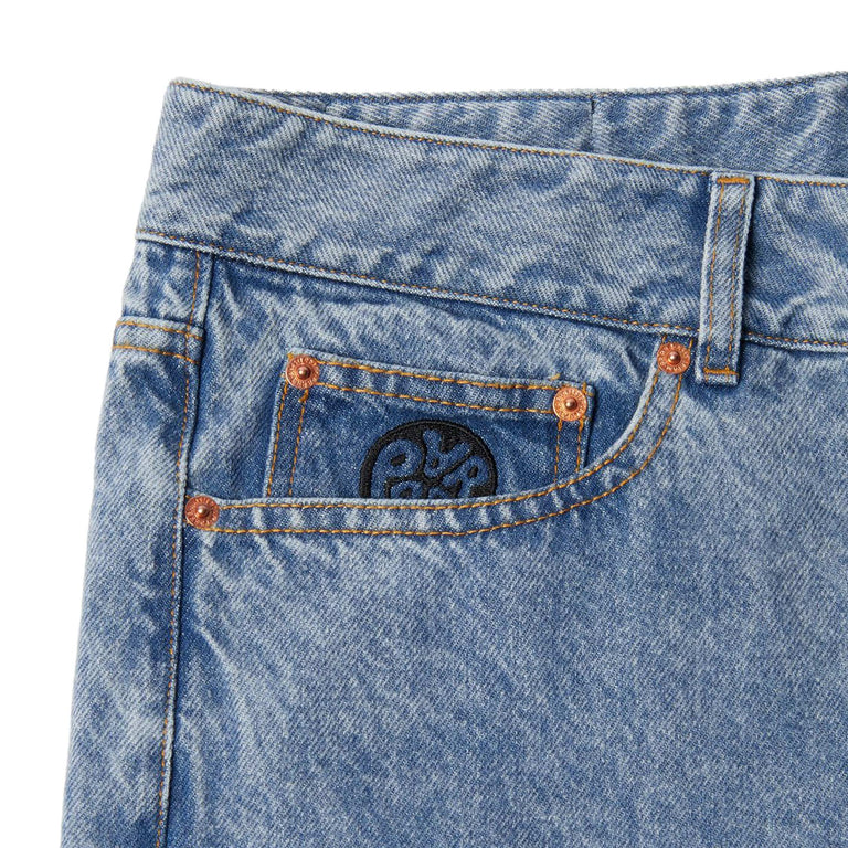 By Parra Washed Up Jeans - S / Washed Blue - 7