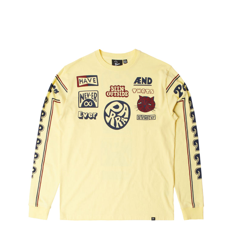 By Parra Never Sinister Long Sleeve T-Shirt - L / Yellow
