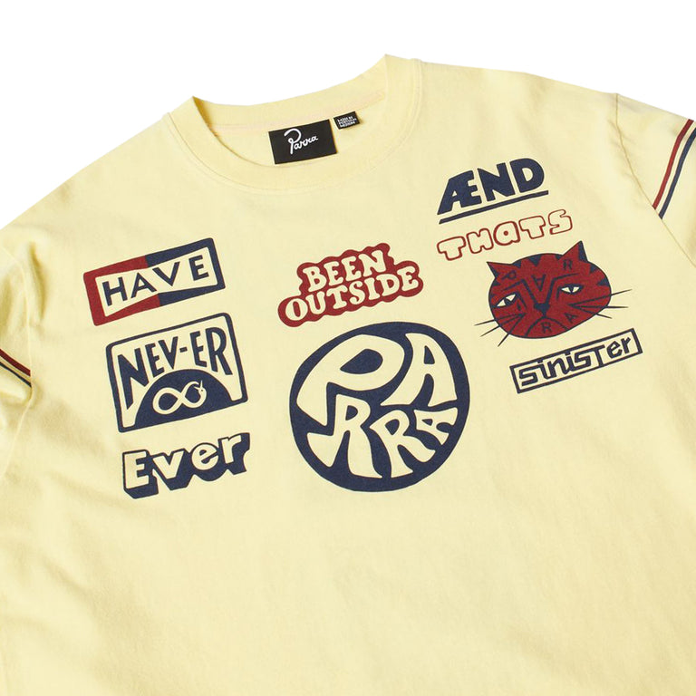 By Parra Never Sinister Long Sleeve T-Shirt - L / Yellow - 3