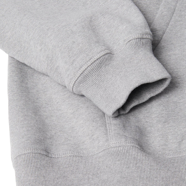 By Parra Gapped Hooded Sweatshirt - S / Grey - 3