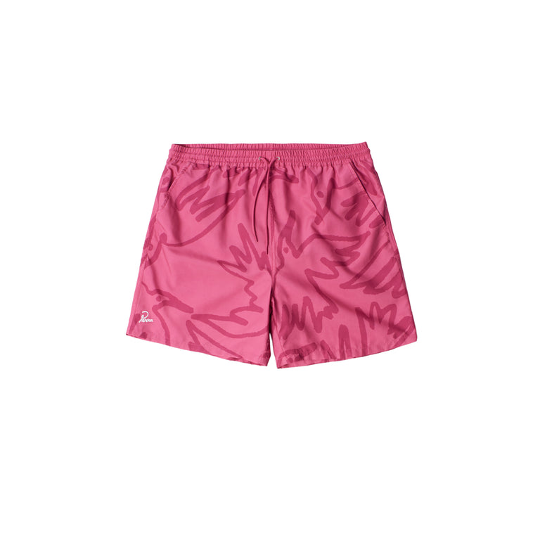 By Parra Birds Fly Free Swim Shorts - S / Purple / Pink
