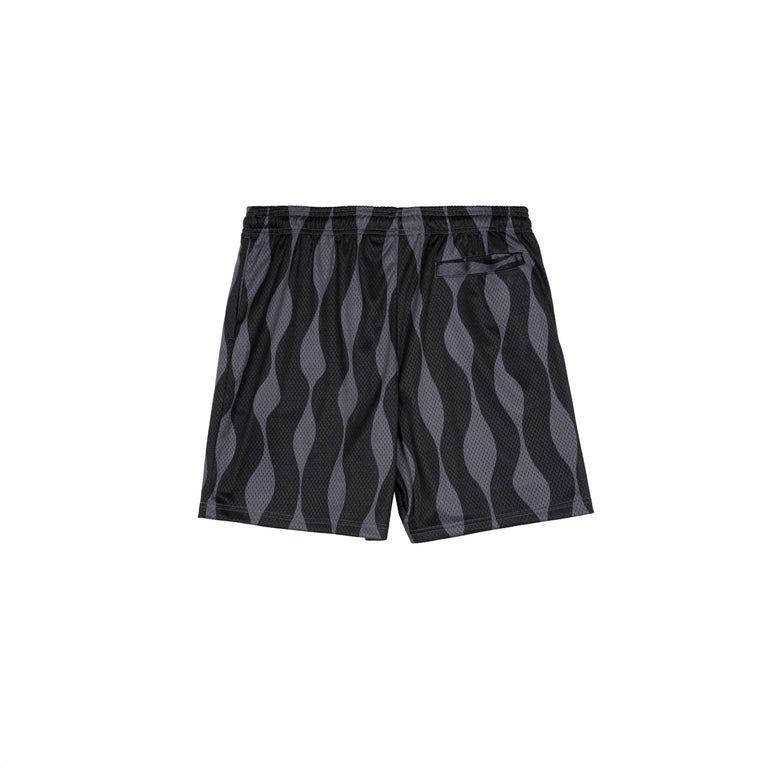 By Parra Waved Mesh Shorts - XL / Black - 2